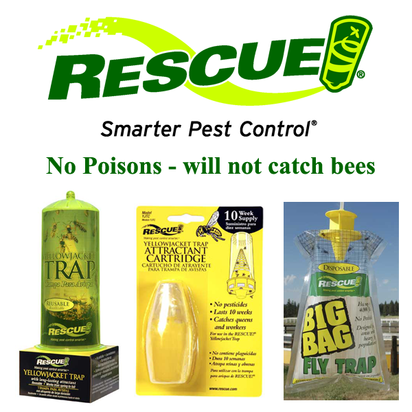 Rescue Yellow Jacket Trap Attractant, 4 Week Supply - 2 vials